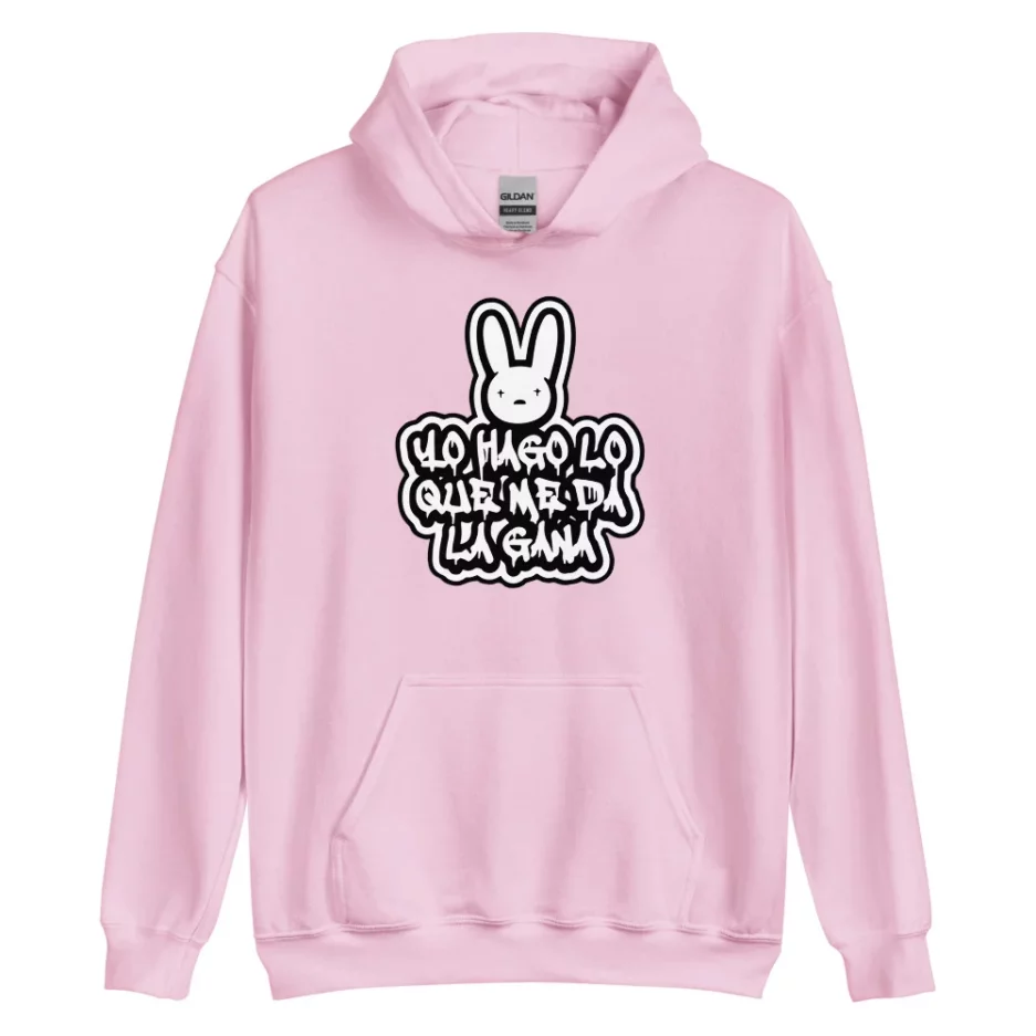 YHLQMDLG Bad Bunny Pullover Hoodie